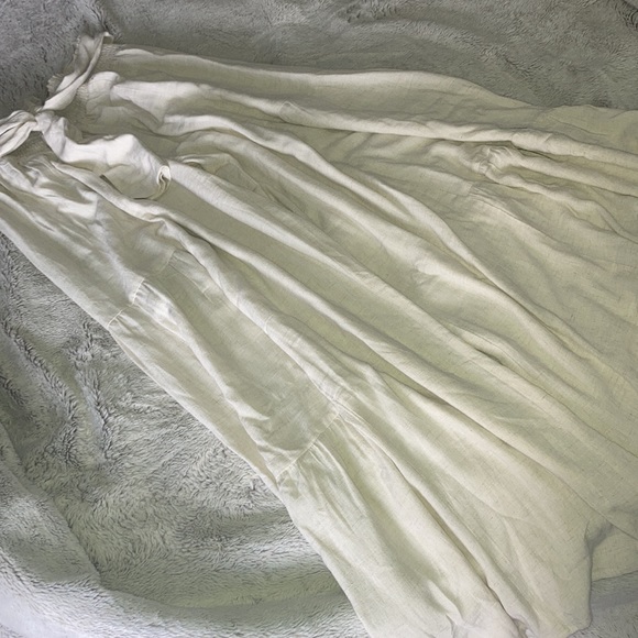 Chantay Linen Blend Tie Palazzo Pants - Picture 8 of 8